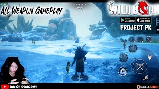 Map Salju  All Weapon Gameplay  Wild Born Project PK Android Monster Hunter Gameplay [upl. by Suivat]