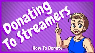 How to Donate on Twitch [upl. by Enelehcim]