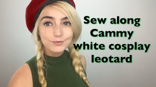 DIY Cammy white street fighter cosplay leotard [upl. by Kcorb]