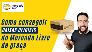 Caixas oficiais do Mercado Livre de graça  EMBALAGEM para seus produtos do Mercado Livre [upl. by Krystal]