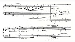 Charles Koechlin  Idylle for Two Clarinets Op155bis 1936 ScoreVideo [upl. by Roinuj]