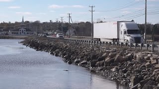 Machias dike bridge will soon close for construction of temporary bridge [upl. by Ainer]