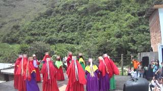 INDIGENAS DE ITUANGO DANZANDO EN EL CORREGIMIENTO DE LA GRANJA [upl. by Nodnahs]