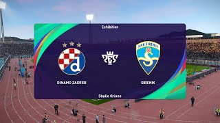 Dinamo Zagreb vs Šibenik 16082024 HNL PES 2021 [upl. by Labana676]