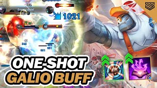 ALL OF GALIOS ABILITIES GOT BUFFED WHAT ARE RIOT THINKING 🔥 Galio Wild Rift Gameplay [upl. by Atiuqel]