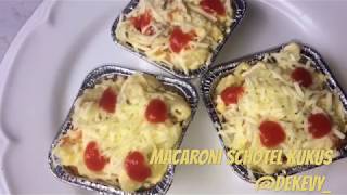 RESEP MAKARONI SCHOTEL KUKUS ALA RUMAHAN MURAH MERIAH [upl. by Barbaresi42]