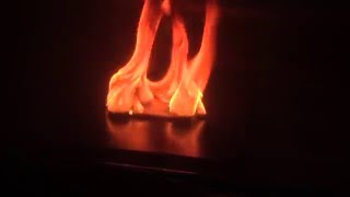 ABS Acrylonitrile Butadiene Styrene Burn Test [upl. by Dorlisa649]