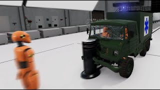 Crash Test Dummy Survival 1  BeamNG Drive  Apex Crasher [upl. by Cela]