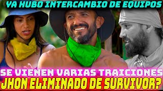 🔔JHON ELIMINADO RASTA VERDE Y QUIEN CAMBIO DE TRIBU ¡ELIMINACION Y TRAICIÓN A LA VISTA [upl. by Sollows]