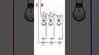 3 Gang Switch Wiring wiringelectricalwiringtecnic rapshortsshortsfeedyoutubeshortsytshorts [upl. by Kisung]