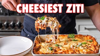 The Cheesiest Baked Pasta Ever Baked Ziti 2 Ways [upl. by Katha]