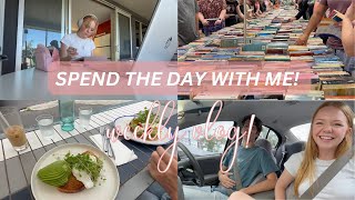 VLOG  typical saturday in my life as a uni student🤍 grwm bookfest study chat [upl. by Enner]