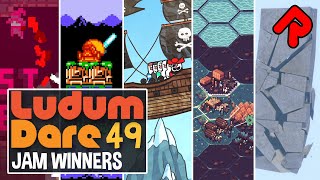 Ludum Dare 49 Winning Games of 72Hour Jam Countdown of Top 5 best LD49 games [upl. by Stanhope]