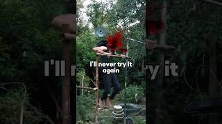 MuscleUp Fail 6 kg Weight Almost Knocked Me Out homeworkout [upl. by Adnilrem]