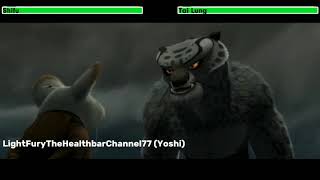 Shifu vs Tai Lung with healthbars [upl. by Obala]