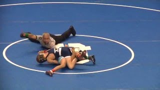 2015 NYSPHSAA D1 Wrestling Championships 99 lb SemiFinal [upl. by Lilyan]