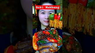 Boki Mukbang। Eating challenge। mukbang shorts eatingchallenge [upl. by Carly]