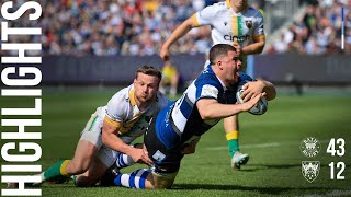 Bath Rugby secure a home playoff after a thriller at The Rec [upl. by Carola]