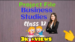 Class 12 project file📚 Business studies Financial management and marketing management 📚 [upl. by Anatolio]