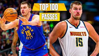 TOP 100 NIKOLA JOKIC ASSISTS EVER  🔥 CAREER HIGHLIGHTS 😱 [upl. by Hilly797]