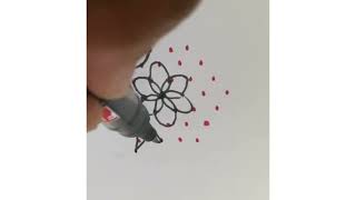 Easy vilakku kolam by using 74 mid dots [upl. by Adnorat826]