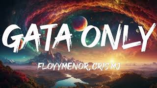 FloyyMenor  GATA ONLY ft Cris MJ LetraLyrics [upl. by Hurlow354]