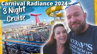 Carnival Radiance 2024 tour a review of our 3 day Ensenada cruise [upl. by Aes]