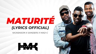 Harmonik  MATURITÉ lyrics official [upl. by Sunderland870]