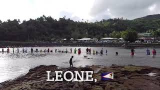 Traditional Akule fishing in Leone American Samoa [upl. by Enirak364]