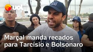 Pablo Marçal manda recado a Tarcísio e diz para Bolsonaro romper com Valdemar Vai se curvar [upl. by Darcey988]