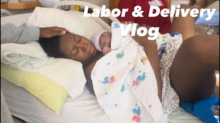 Labor amp Delivery Vlog 2024  40 weeks🤰🏽🩵 [upl. by Liamsi]