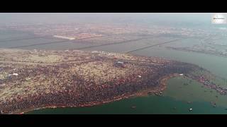 Kumbh Mela 2019  Drone View in 4K [upl. by Dedric]