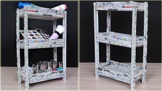 Newspaper  Multi Storage box  Best out of waste  Room Organization and Storage Ideas [upl. by Massiw707]