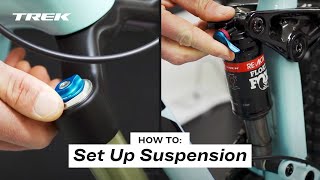 How To Set Up Mountain Bike Suspension [upl. by Nomae]