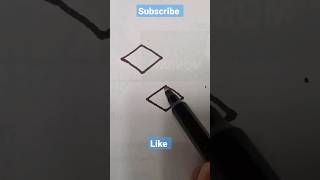 drawing inclined parallelepiped 3D shape [upl. by Asillem137]