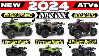 New 2024 ATV Models Released Rancher Foreman  Rubicon [upl. by Marika]