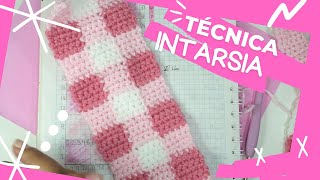 Cuadros de crochet con técnica intarsia  ideal para suéter bufandas chalecos etc [upl. by Lokcin]