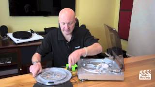 Tutorial  How To Replace A Turntable Belt [upl. by Blaseio]