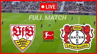 🔴LIVE VfB Stuttgart vs Bayern Leverkusen  Bundesliga 2023 Full Match Today Highlight amp Goals [upl. by Tally]