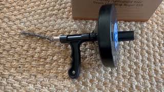 Drain Auger Breezz Clog Remover Quick Review [upl. by Aryam]