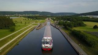 Schiff auf dem MainDonau Kanal [upl. by Gilbertina]