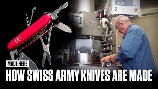 How Swiss Army Knives Are Made  Made Here  Popular Mechanics [upl. by Ayinat]