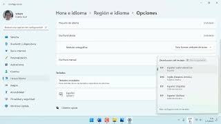 Como cambiar de idioma el teclado en Windows 11 [upl. by Ahsiuqet]