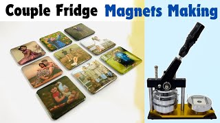 Turn Your Memories Into Fridge Magnets  Badges fridgemagnets magnet memories personalizedgifts [upl. by Eteragram]