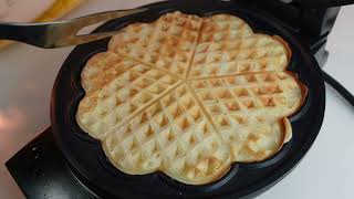 homemade Waffles recipe  طرز تهیه وافل خانگی [upl. by Vladi]