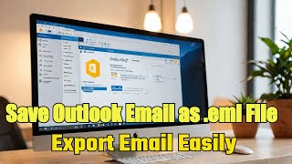 How to Save Outlook Message as A eml File  Export Email Easily [upl. by Sevik]