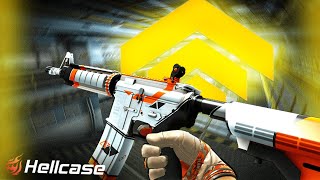 HELLCASE I UNBOXED 450 FLIP KNIFE  PROMO CODE [upl. by Stanleigh]