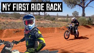 FIRST RIDE BACK  KTM 500 EXCF [upl. by Lange]