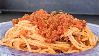 SPAGHETTI BOLOGNAISE  RECETTE FACILE [upl. by Vasti]