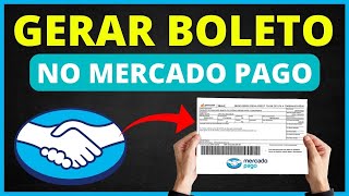 COMO GERAR BOLETO NO MERCADO PAGO PELO APLICATIVO [upl. by Ibed]